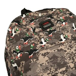 Vans X Nintendo Old Skool II Duck Hunt Camo Backpack Bag 8-Bit Pixel Digi Camo
